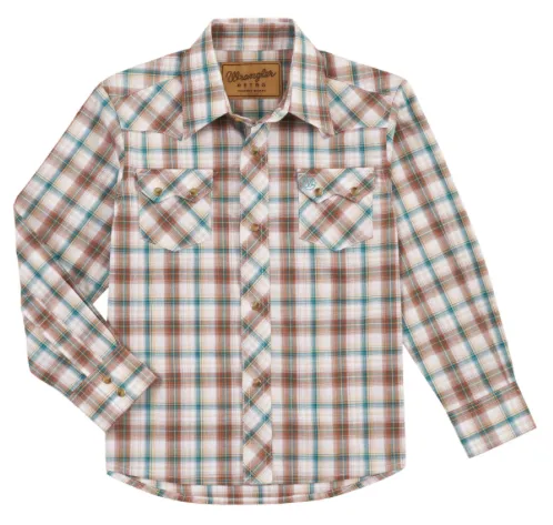 112317126- Wrangler Boy's Wrangler Retro® Pearl Snap Shirt