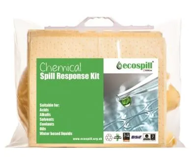 15 litre Ecospill Chemical Spill Kit - Clip Top Carrier