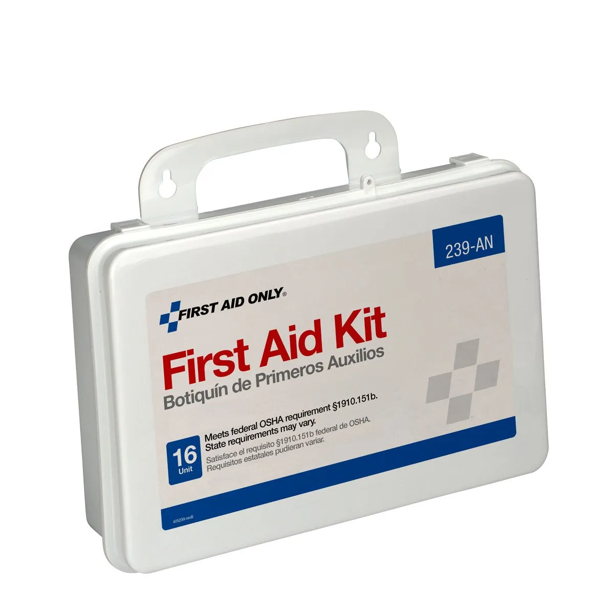 25 Person Unitized Plastic First Aid Kit, OSHA Compliant - W-239-AN