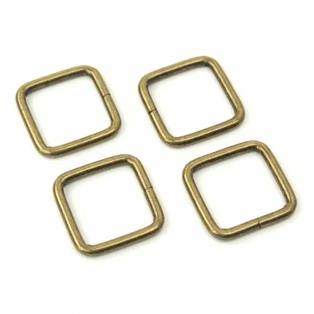 3/4" Rectangle Rings - Pack of 4 | Sallie Tomato