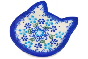 4" Tea Bag or Lemon Plate - Cerulean Vines