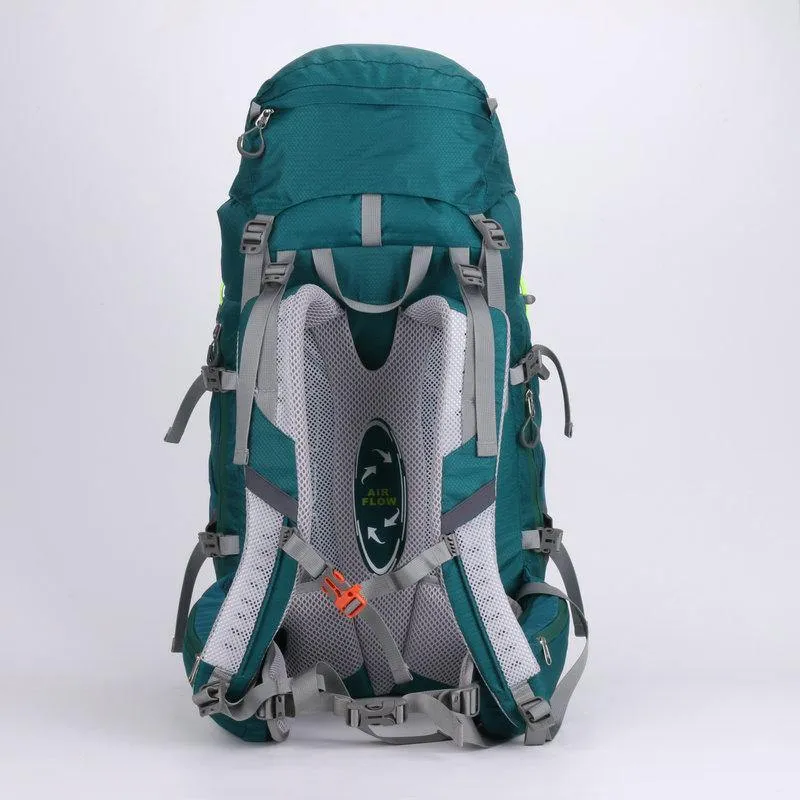 60L Waterproof Lightweight Hiking Backpack with Rain Cover