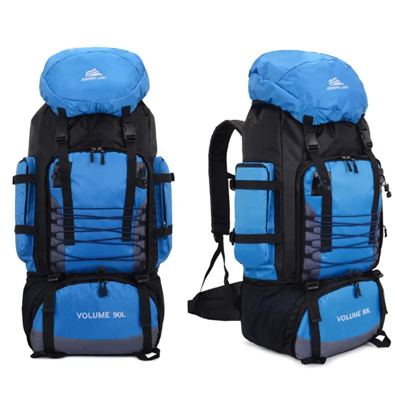 90L Large Capacity Hiking Camping Travel Sports Backpack