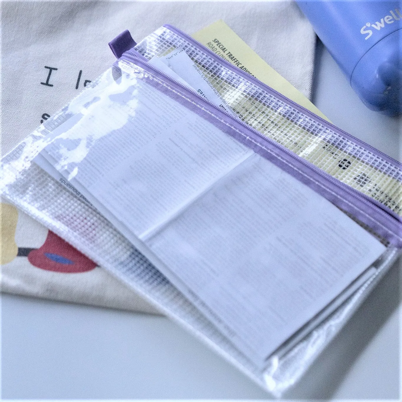 A5 Clear Soft Case / Pouch (24.5x18cm)