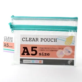 A5 Clear Soft Case / Pouch (24.5x18cm)