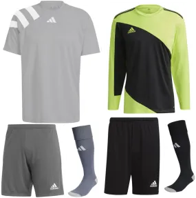 ADIDAS FORTORE 23 KIT BUNDLE GREY WHITE