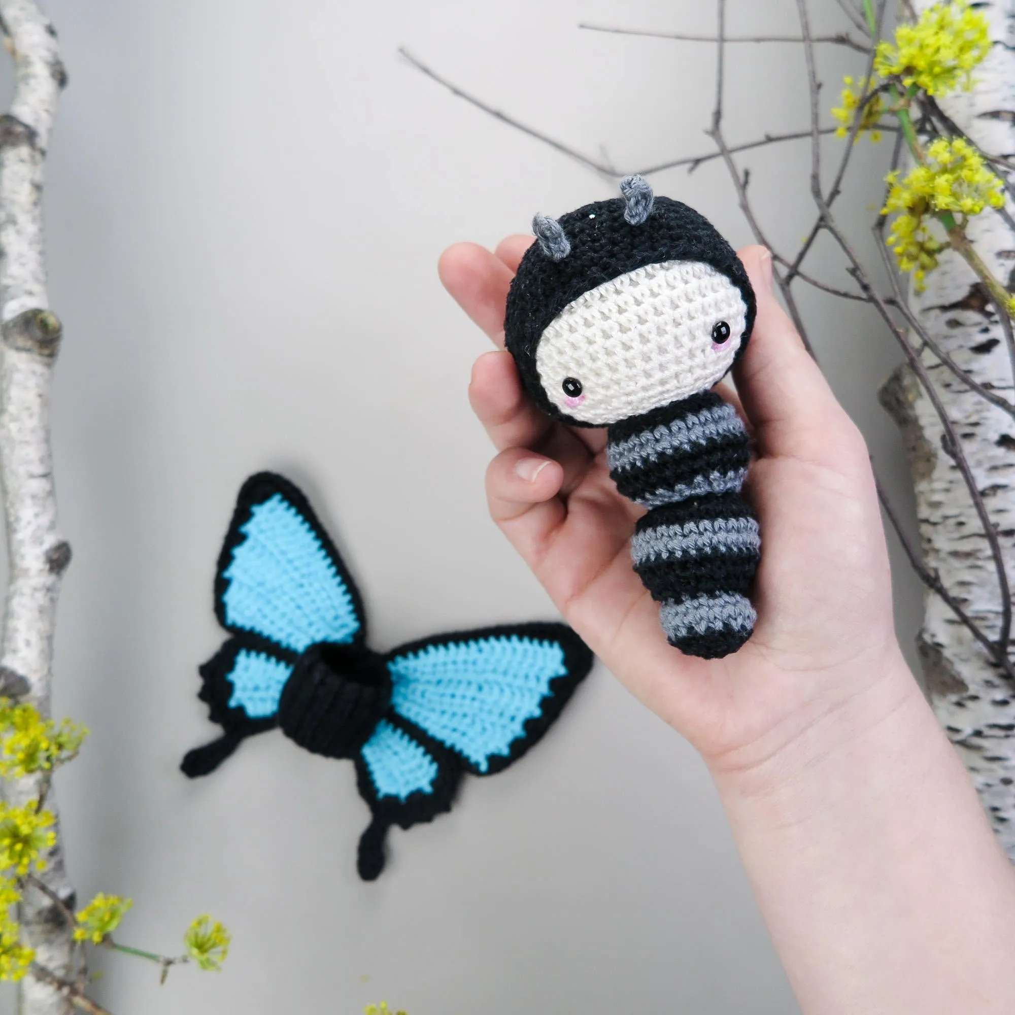 Amigurumi Crochet Kit . Ulysses Butterfly