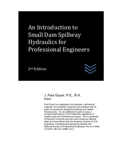 An Introduction to Small Dam Spillway Hydraulics for Professional Engineers