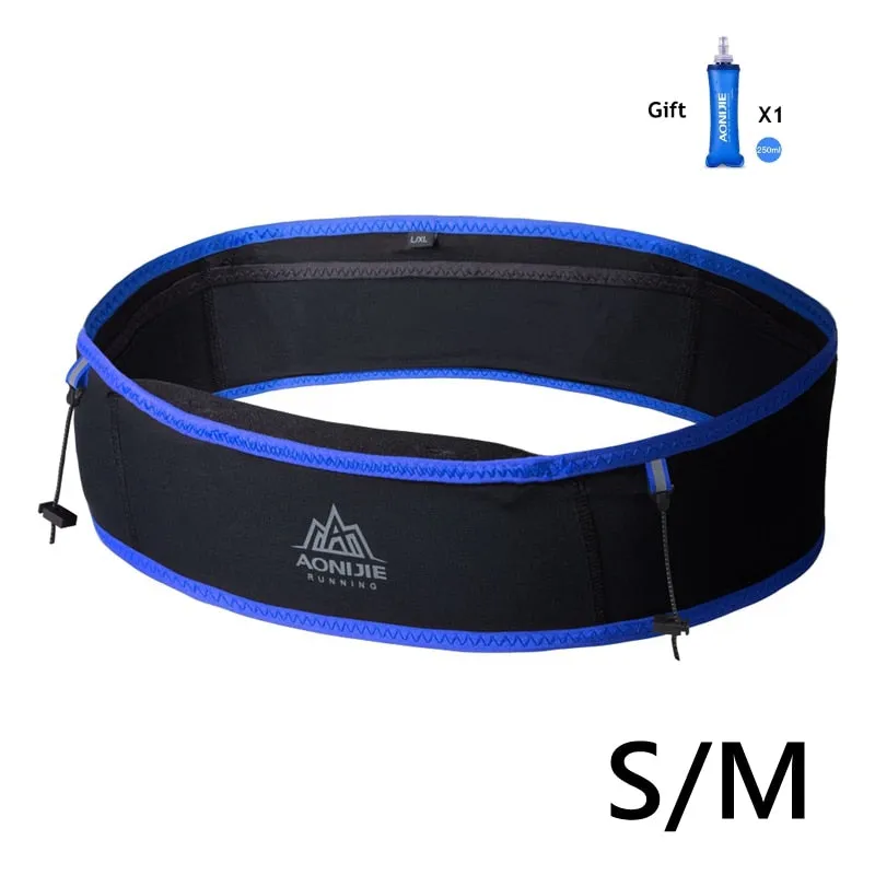 Aonijie Outdoor Waist Belt Bag Portable Ultralight Waist Packs Phone Holder For Trailing Running Camping With Water Soft Flask