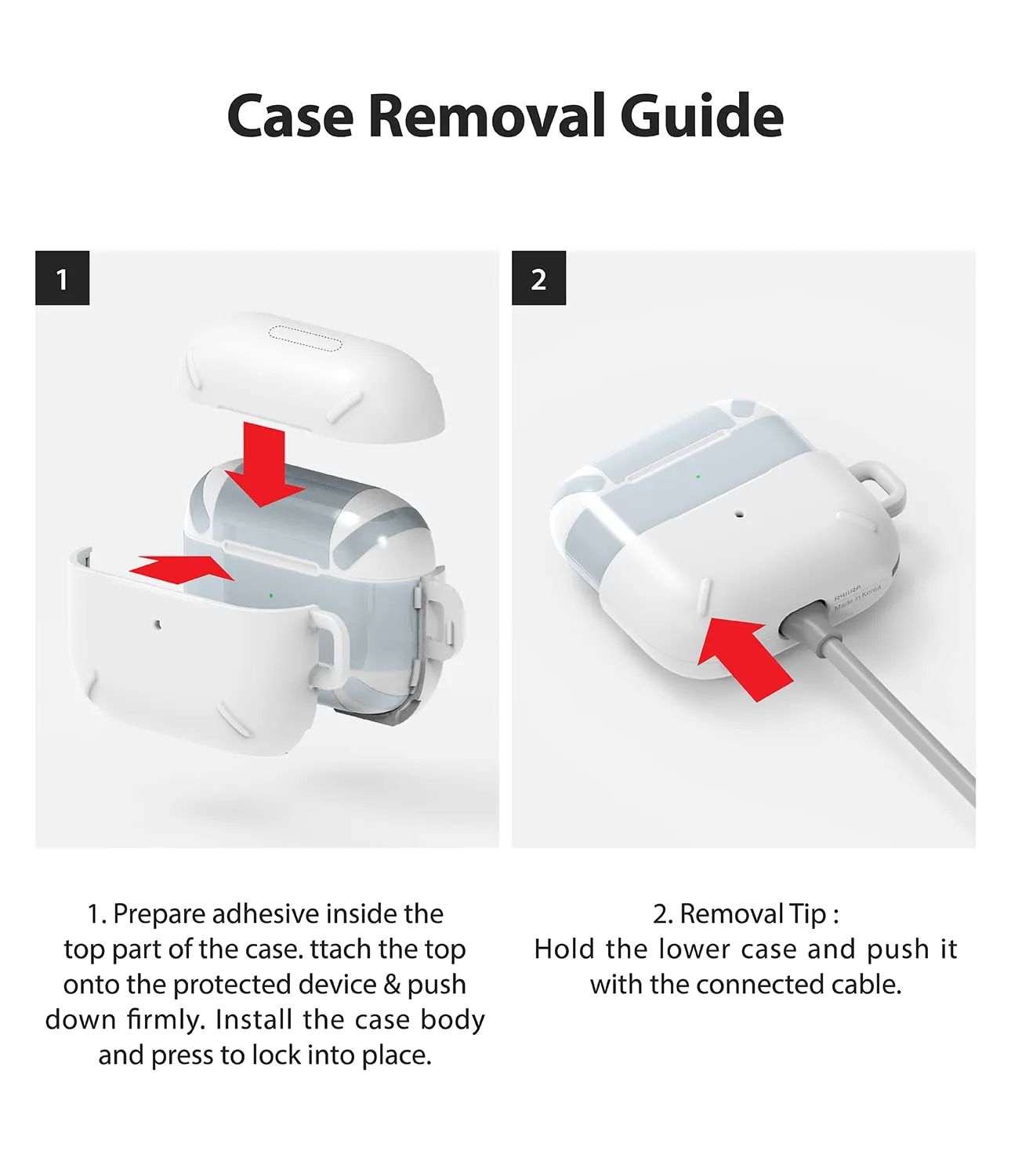 Apple AirPods Pro | Layered case - Matte Clear