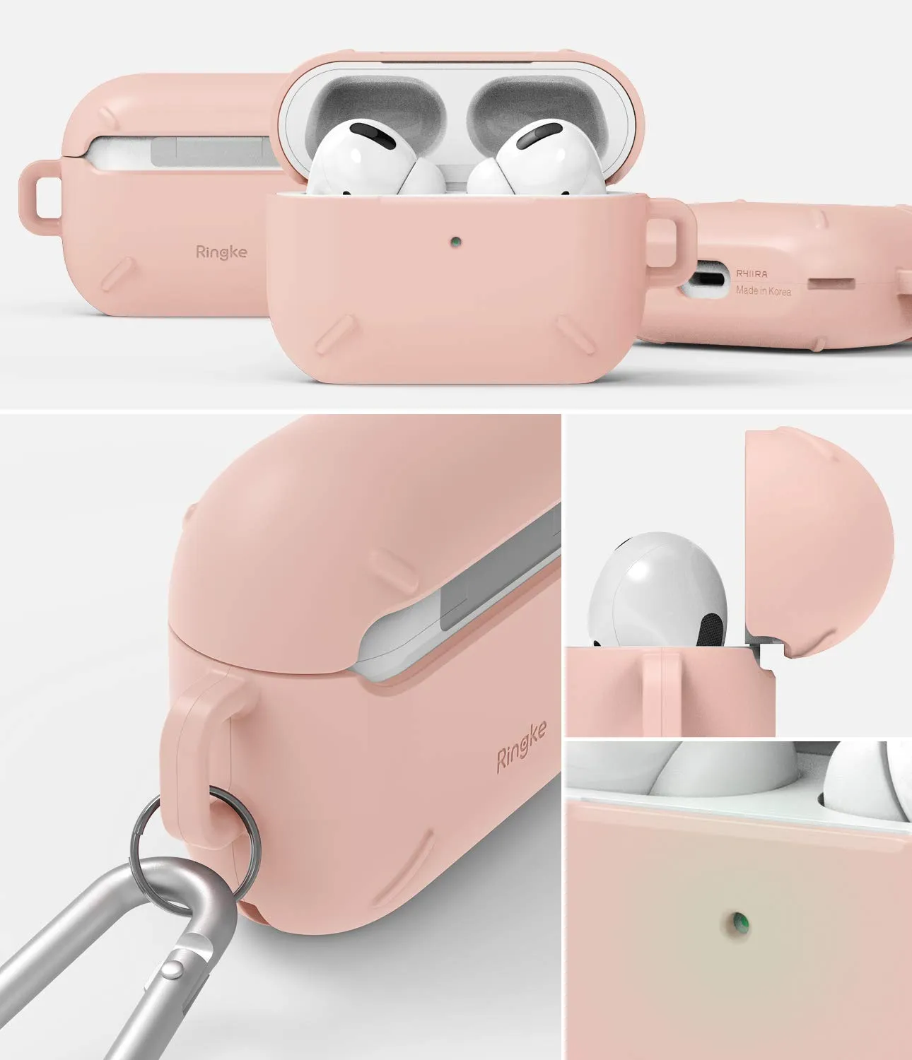 Apple AirPods Pro | Layered case - Peach Pink