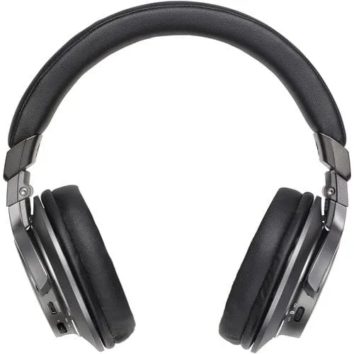 Audio-Technica Bluetooth Wireless Over-Ear High Resolution Headphones with Mic & Control - Black