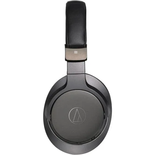 Audio-Technica Bluetooth Wireless Over-Ear High Resolution Headphones with Mic & Control - Black