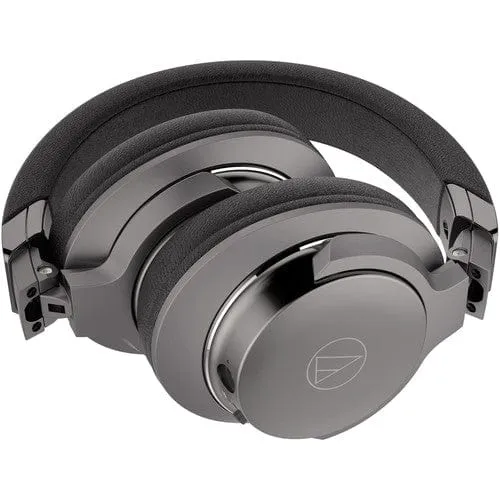 Audio-Technica Bluetooth Wireless Over-Ear High Resolution Headphones with Mic & Control - Black