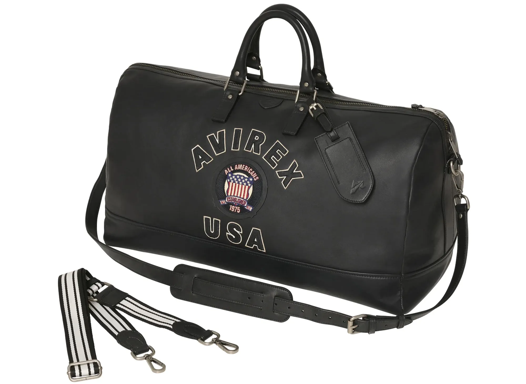 Avirex Icon Duffle Bag in Black