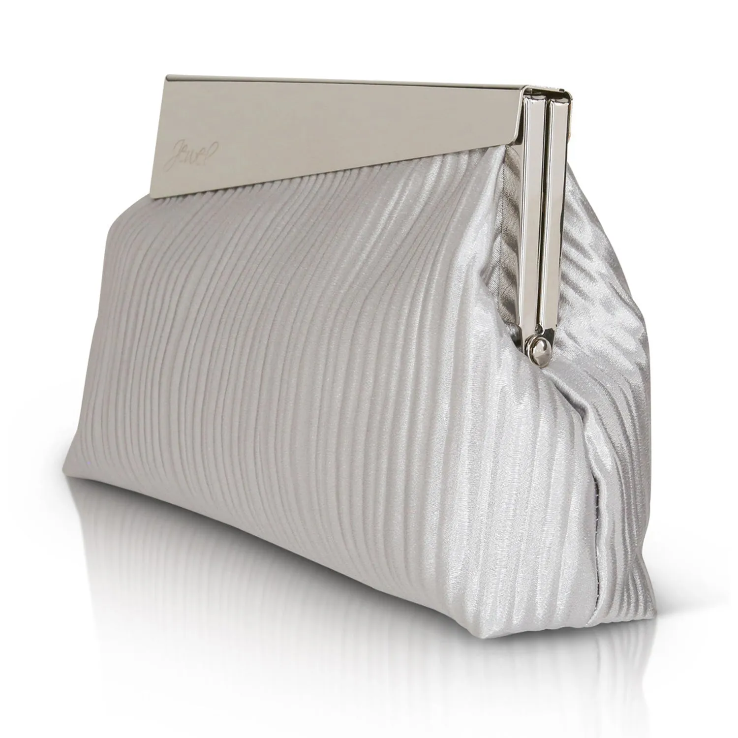 Badgley Mischka Women's Haven Asymmetric Clutch in Silver