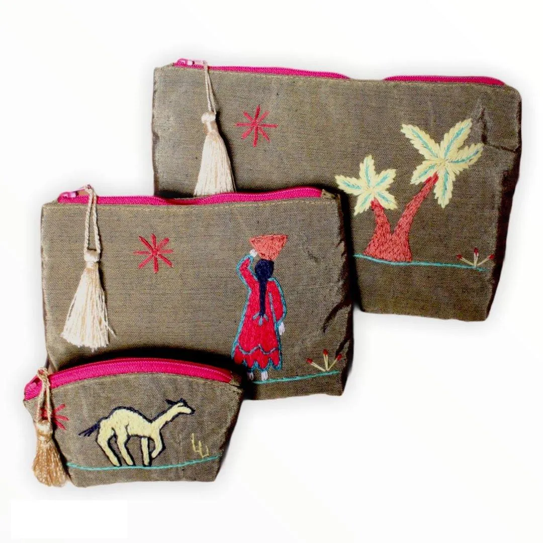 Bahia Handcrafted Cosmetic Bags