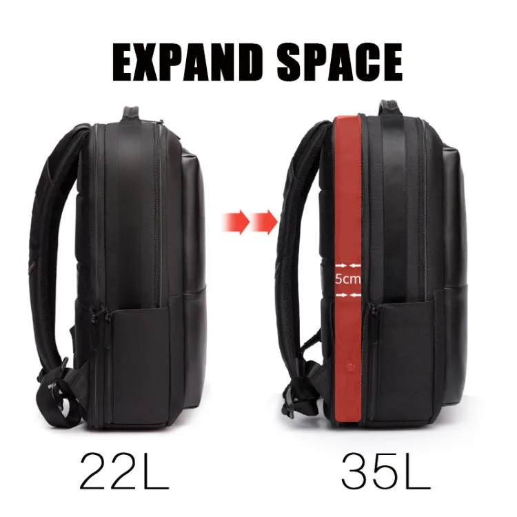 Bange BG-S53 16 inch Men Wet and Dry Separation Backpack with USB & Earphone Hole (Black)