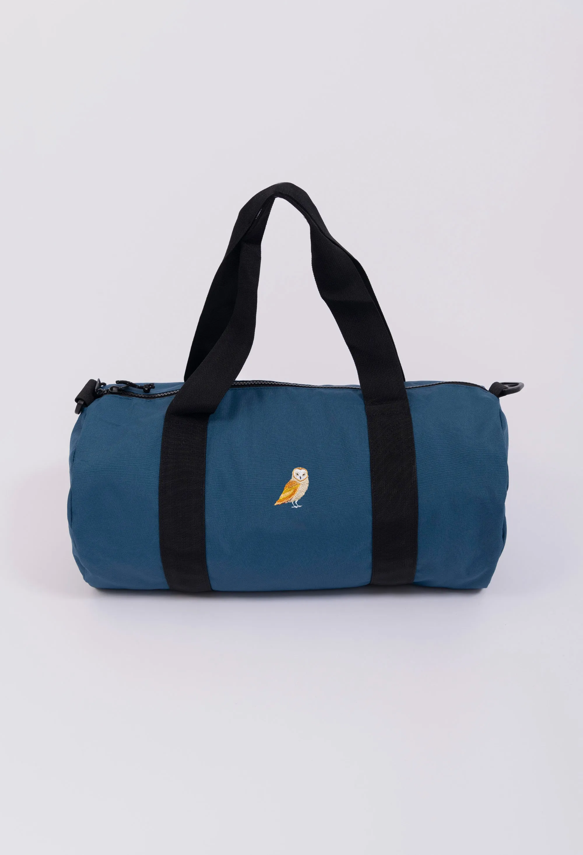 barn owl recycled duffle bag