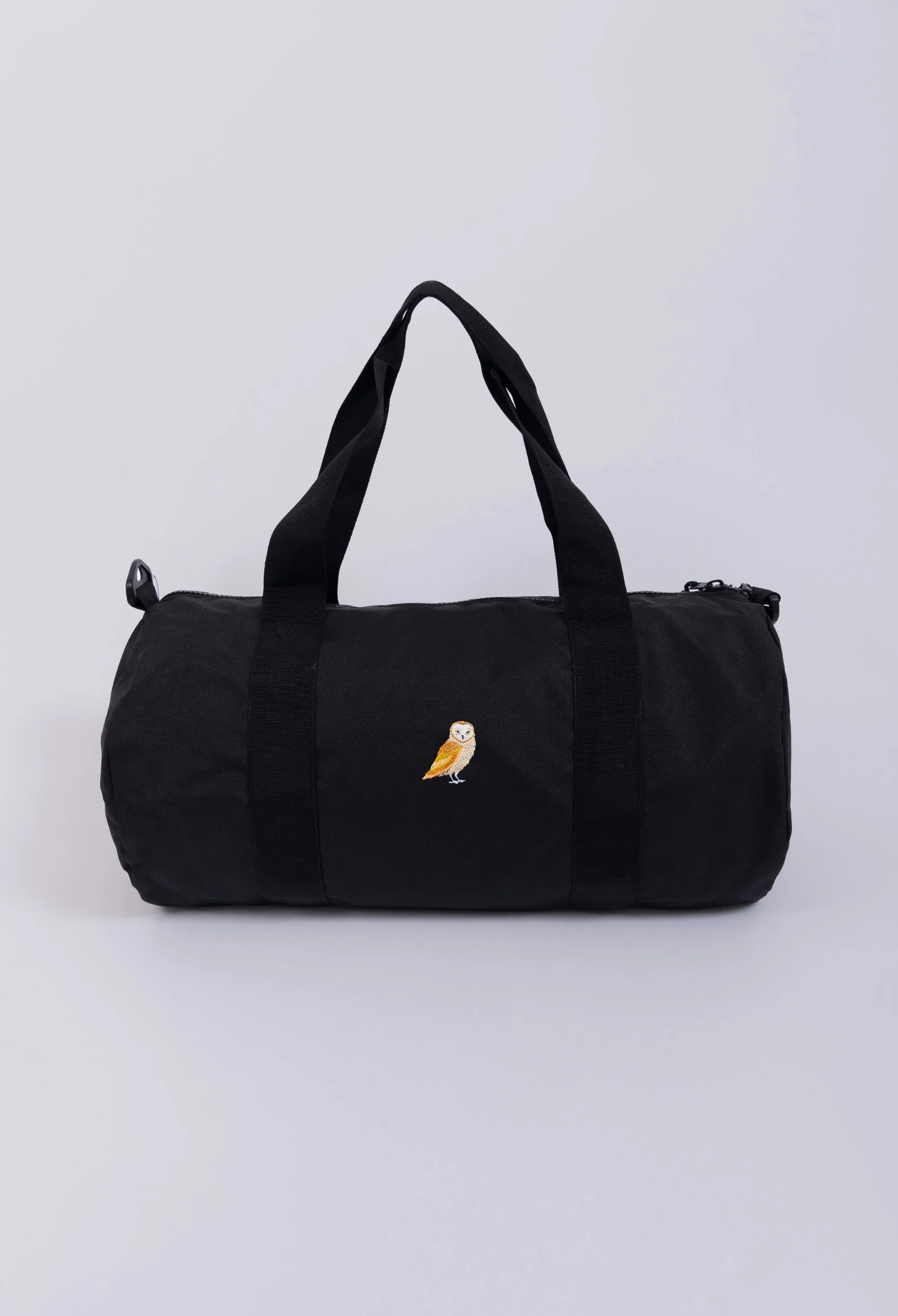 barn owl recycled duffle bag