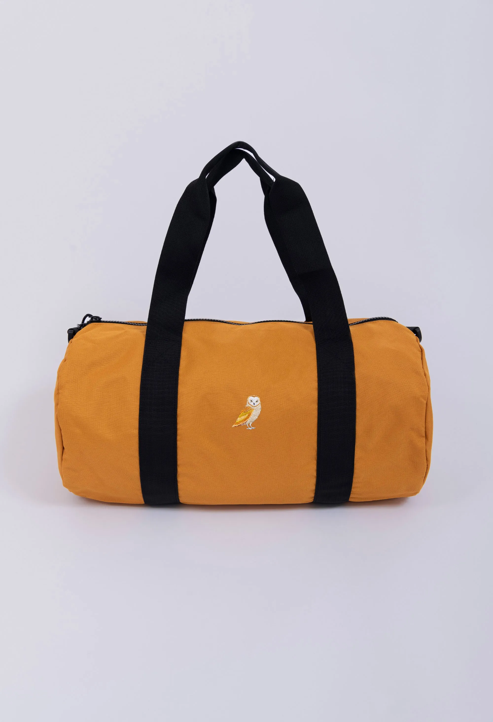 barn owl recycled duffle bag