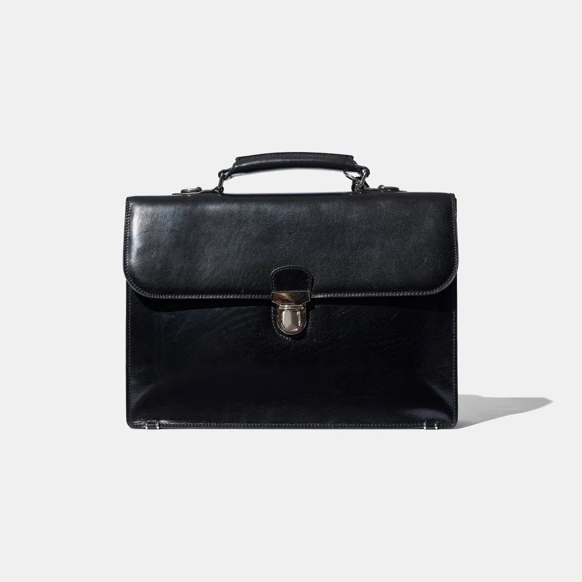 Baron - Small Briefcase BROWN LEATHER