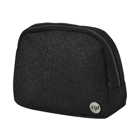 Black Glitter NGIL Belt Bag