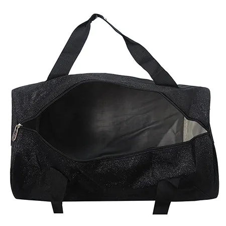 Black Medium Glitter NGIL Duffel Bag