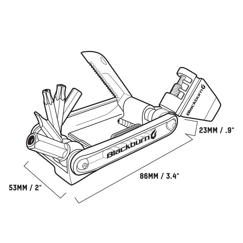 Blackburn Wayside Multi-Tool Outpost Pewter