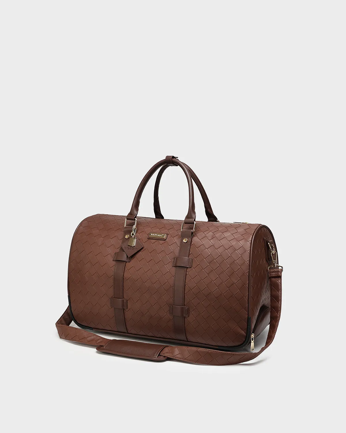 Bodega Rolling Travel Set in Brown