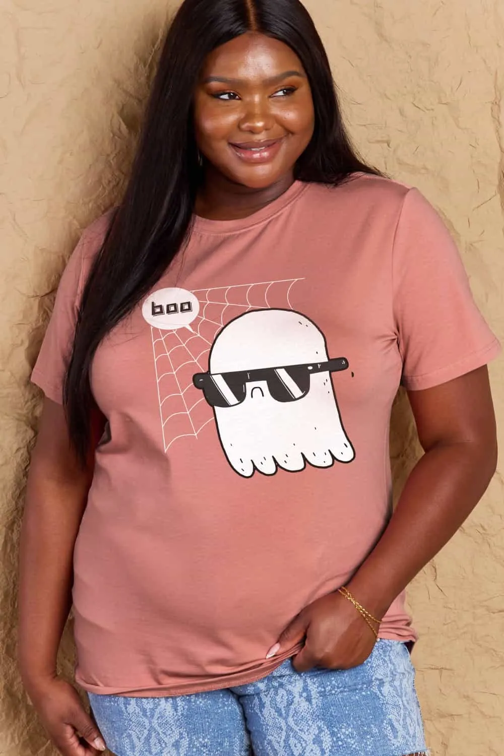 BOO Graphic Cotton T-Shirt