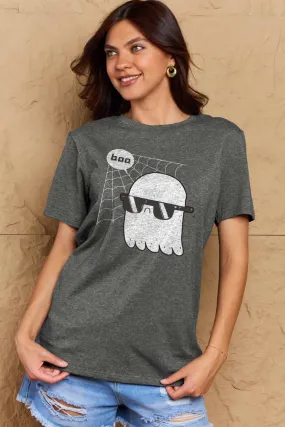 BOO Graphic Cotton T-Shirt