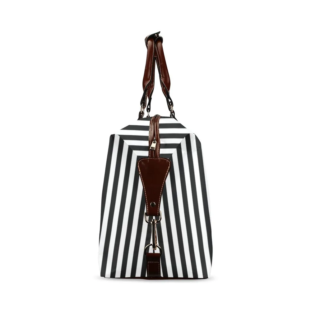 BOSSED UP STRIPES Large Classic Travel Duffle