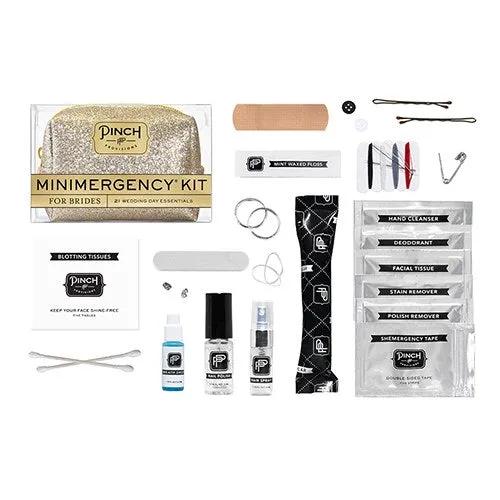 BRIDE MINIMERGENCY KIT - GOLD SPARKLE