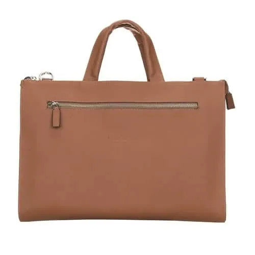 Canzo Luxury Handcrafted Calfskin Executive Laptop Briefcase