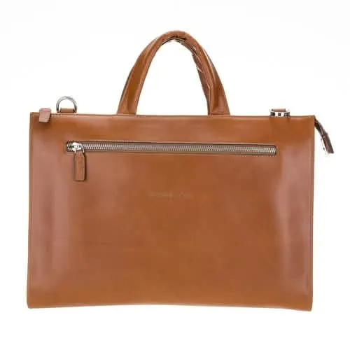 Canzo Luxury Handcrafted Calfskin Executive Laptop Briefcase