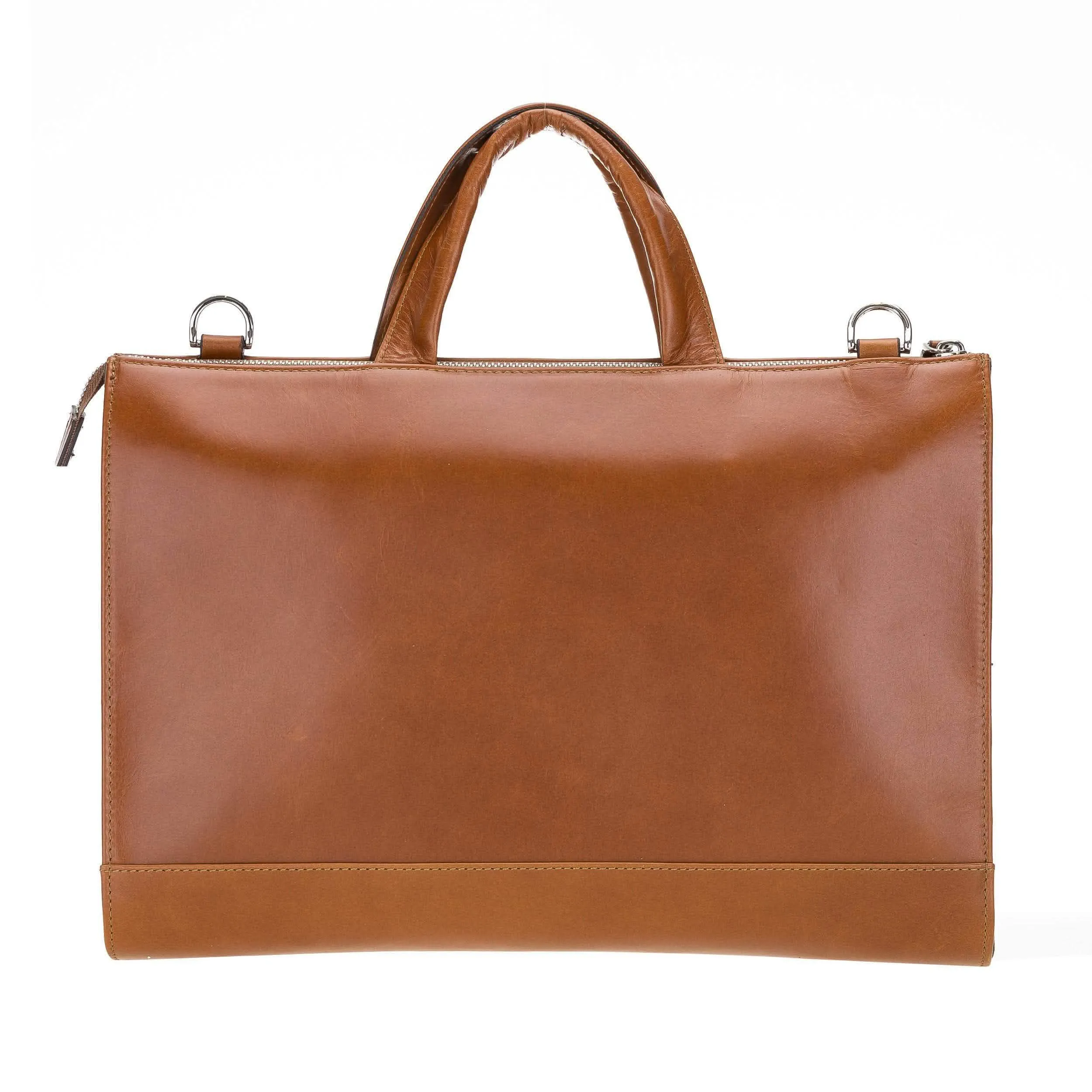 Canzo Luxury Handcrafted Calfskin Executive Laptop Briefcase