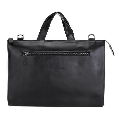 Canzo Luxury Handcrafted Calfskin Executive Laptop Briefcase