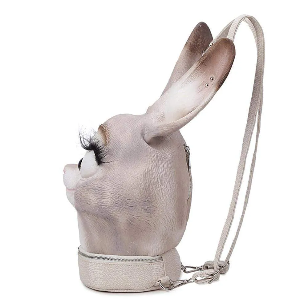 Cartoo Cute Rabbit Fashion Punk Backpack Gift Bags