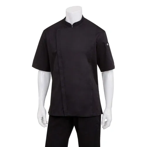 Chef Works BCSZ009BLK4XL Chef's Coat