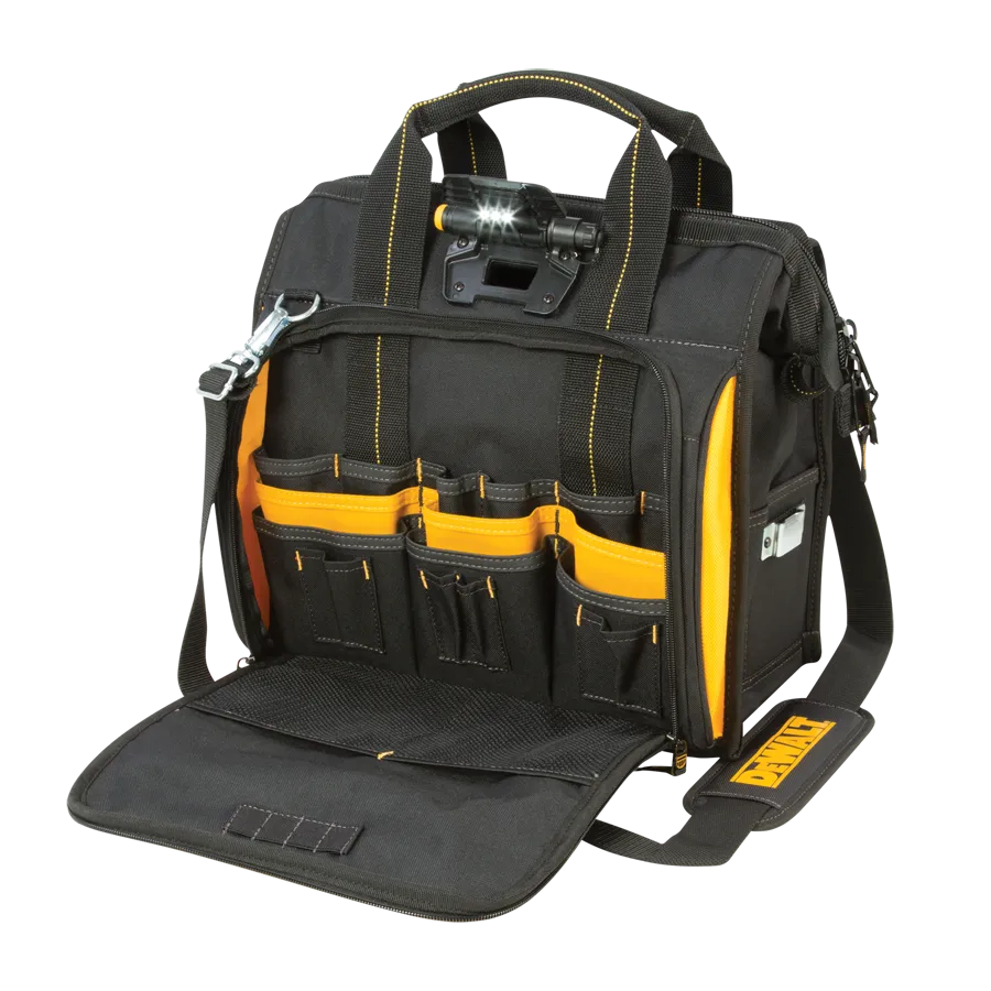 CLC DeWALT DGL573 41-Pocket Lighted Technician’s Tool Bag