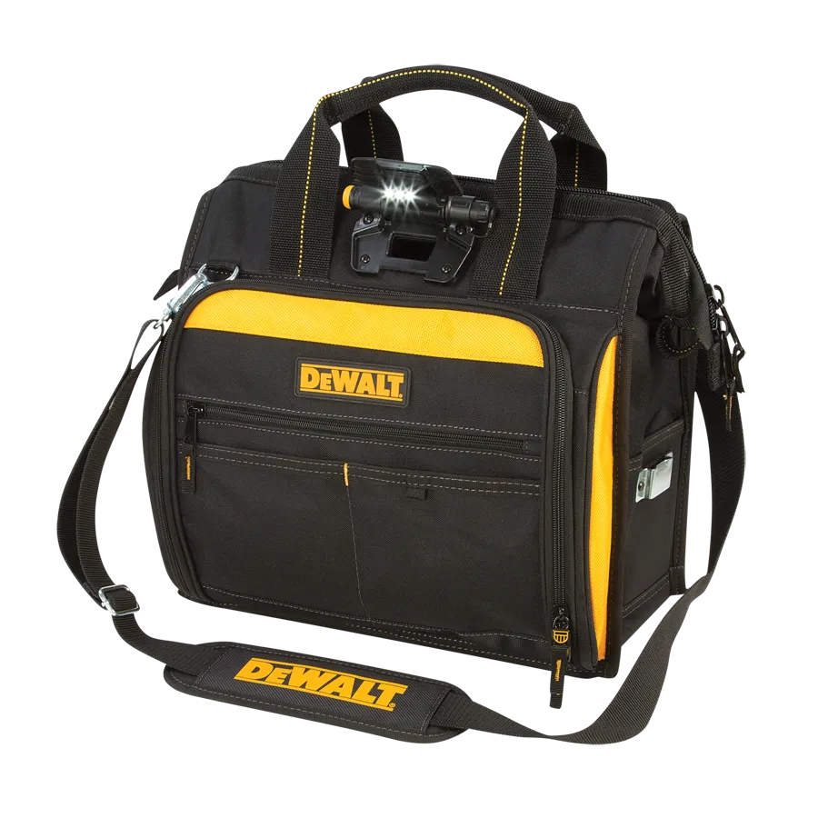 CLC DeWALT DGL573 41-Pocket Lighted Technician’s Tool Bag