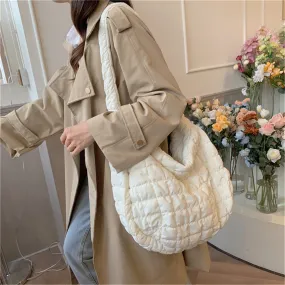 Cloud Pleated Casual Dumpling Bag Messenger Bag