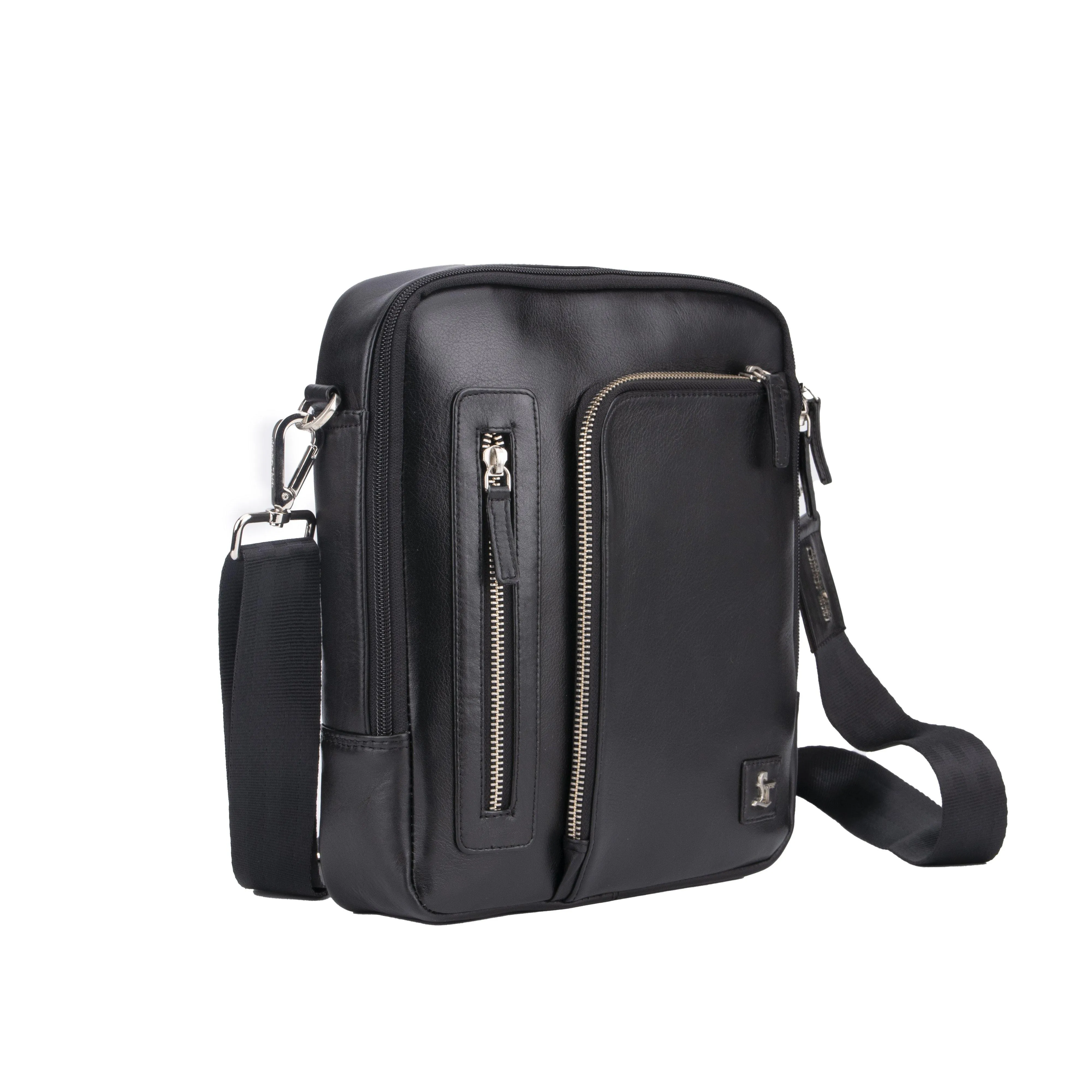 Corporate Diwali Gifts - Men's Bag IX |  Leather Side Bag For Men | Colour - Black