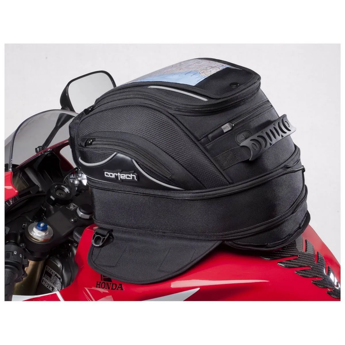 Cortech 'Super 2.0' 18-Liter Sloped Black Magnetic Mount Tank Bag