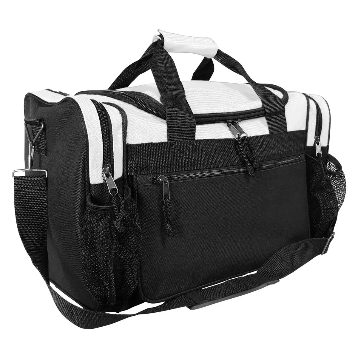 Dalix 17" Duffel Bag Dual Front Mesh Accessories Pockets