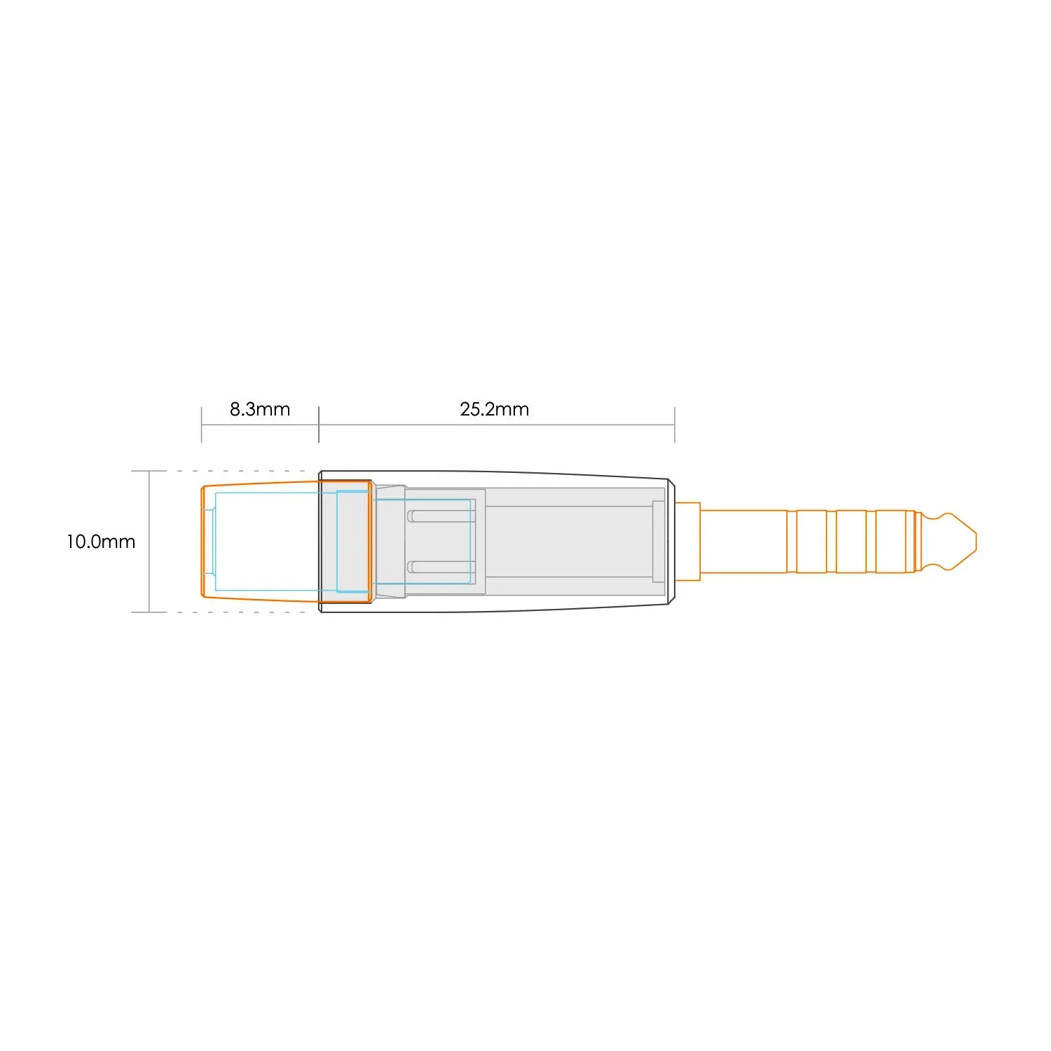 ddHiFi BM4P Headphone Cable Adapter