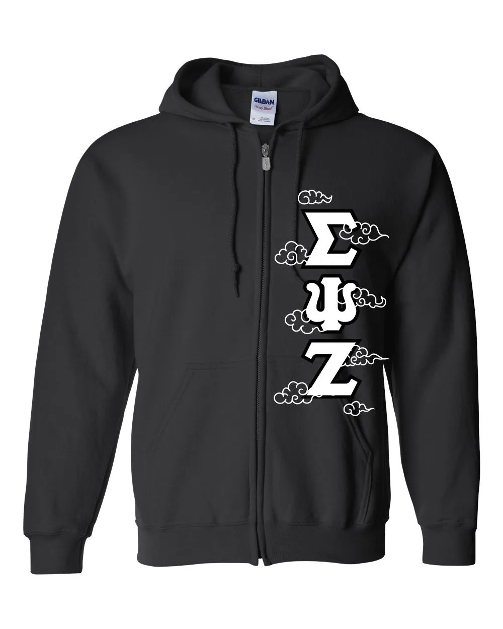 Deluxe Greek Letters - Full-Zip Hooded Sweatshirt - Customer's Product with price 167.00