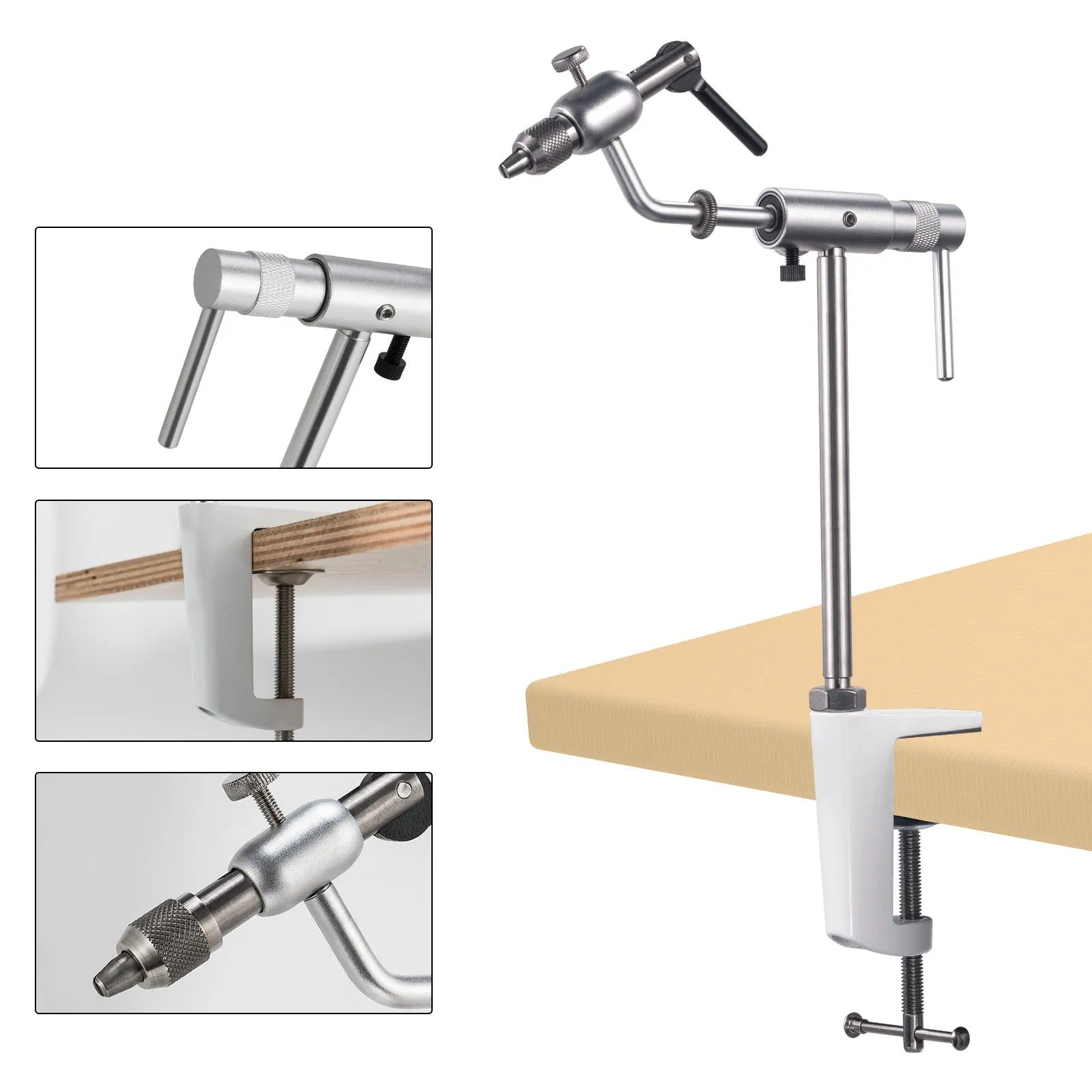 Dr.Fish Fly Tying Vise C-Clamp Mount