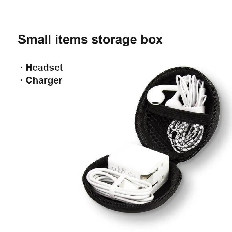 earphone headphone storage portable box